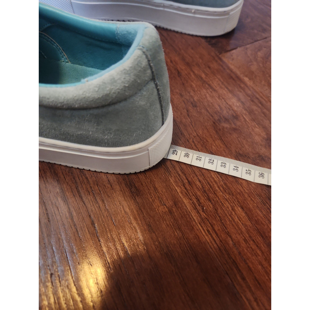 Marc Fisher LTD Calla Women's Suede Slip On Teal Mint Blue Green , Size 9 - Picture 12 of 12